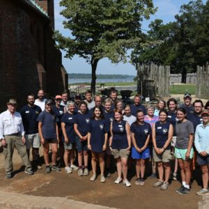 Group photo of staff and students