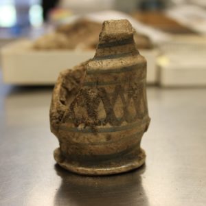 Apothecary jar sitting on lab table