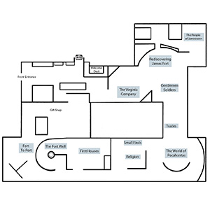 Museum floorplan