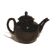 Black Glazed Teapot