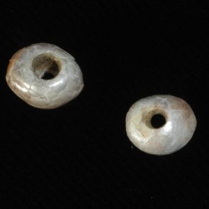 Two pearl beads