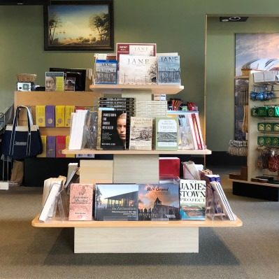 book display in gift shop