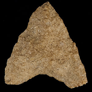 small triangular projectile point