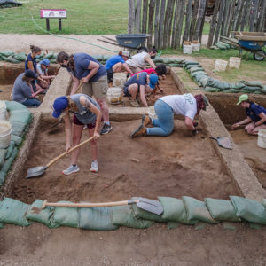 The north Church Tower excavations