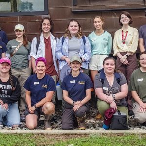 2025 field school students and archaeology staff