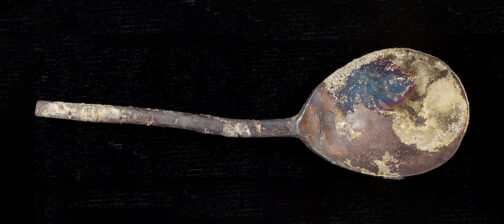 The spoon found in the Governor's Well