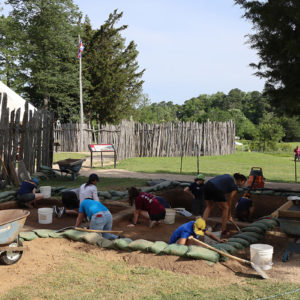 The north Church Tower excavations