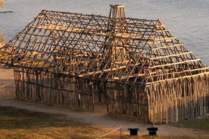 Reconstructed barracks