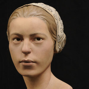 Facial reconstruction of young female settler