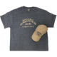 Khaki Hat and T-Shirt Combo