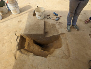 The subfloor pit in the north field