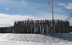 James Fort in the snow