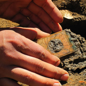 Slate Sundial Reverse