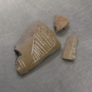 Three pipe fragments