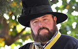 living history interpreter as George Yeardley