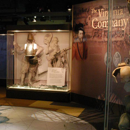 Museum exhibit panels