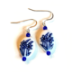 Blue Flower Earrings