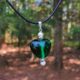 Green Glass Heart Pendant