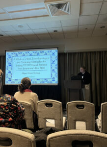 Assistant Curator Magen Hodapp presents at the Society for American Archaeology conference.