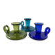 Hand-Blown Glass Candle Holder