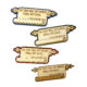 Not Eate Scroll Wood Magnet