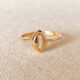 Cowrie Shell Ring 18k Gold Filled