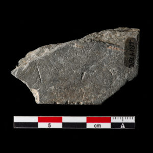 Slate Sundial Fragment Reverse