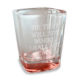 Square Shot Glass "Not Worke, Not Eate"